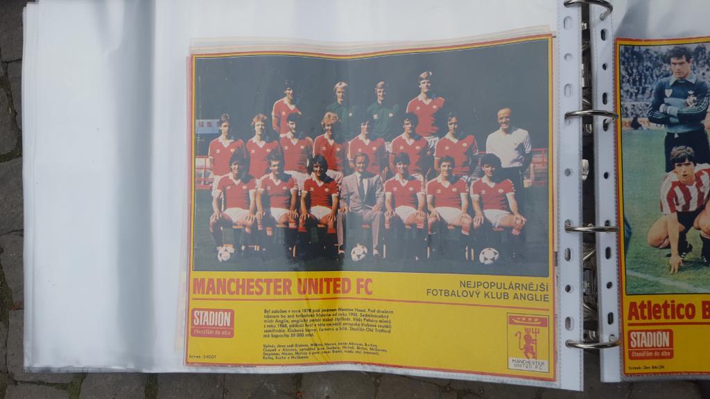 Манчестер Юнайтед.. Постер из журнала стадион.