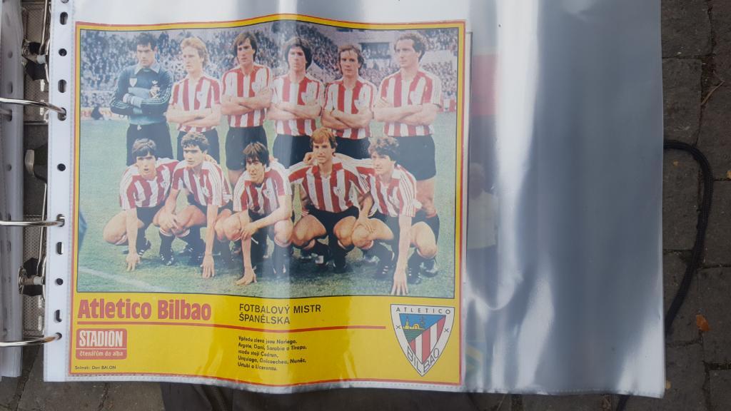 Атлетико Бильбао.. Постер из журнала стадион.