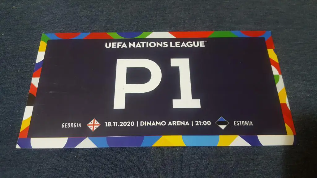 Паркинг. Грузия - Эстония 2020.