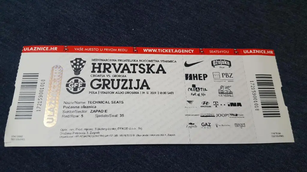 Хорватия - Грузия 2019