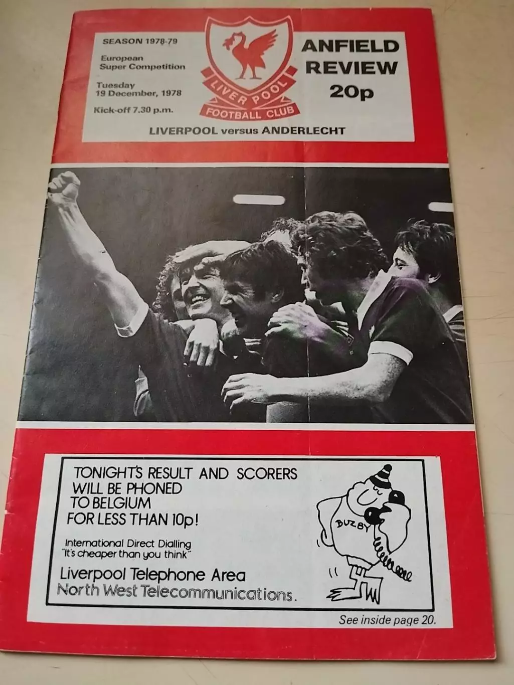 Ливерпуль - Андерлехт 19.12.1978