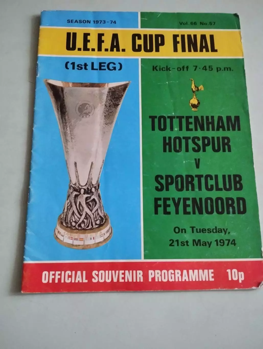 Тоттенхэм - Фейенорд. 21.05.1974