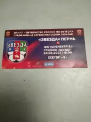 Звезда Пермь - Оренбурн-2. 30.05.2021