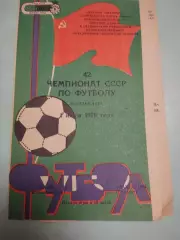 Заря Ворошиловград - Пахтакор Ташкент. 01.06.1979