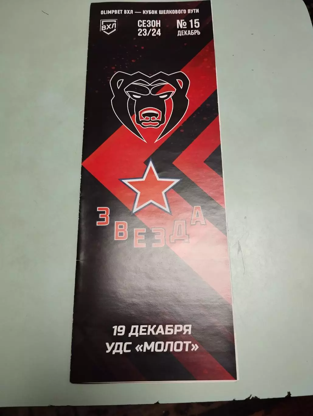 Молот Пермь -Звезда Москва. 19.12.2023