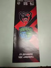 Молот Пермь - ЮГРА Ханты-Мансийск. 23.12.2023