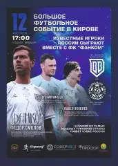 Предзаказ. Фанком Броук Бойс - Динамо Киров. 12.08.2026. Кубок России