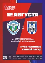 Предзаказ. Авангард Курск - Кристалл МЗЗТ Борисоглебский. 12.08.2026 Кубок Росси
