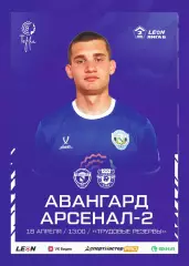 Предзаказ. Авангард Курск - Арсенал-2 Тула. 18.04.2026