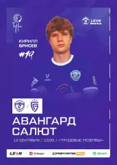 Предзаказ. Авангард Курск - Салют Белгород. 12.09.2026