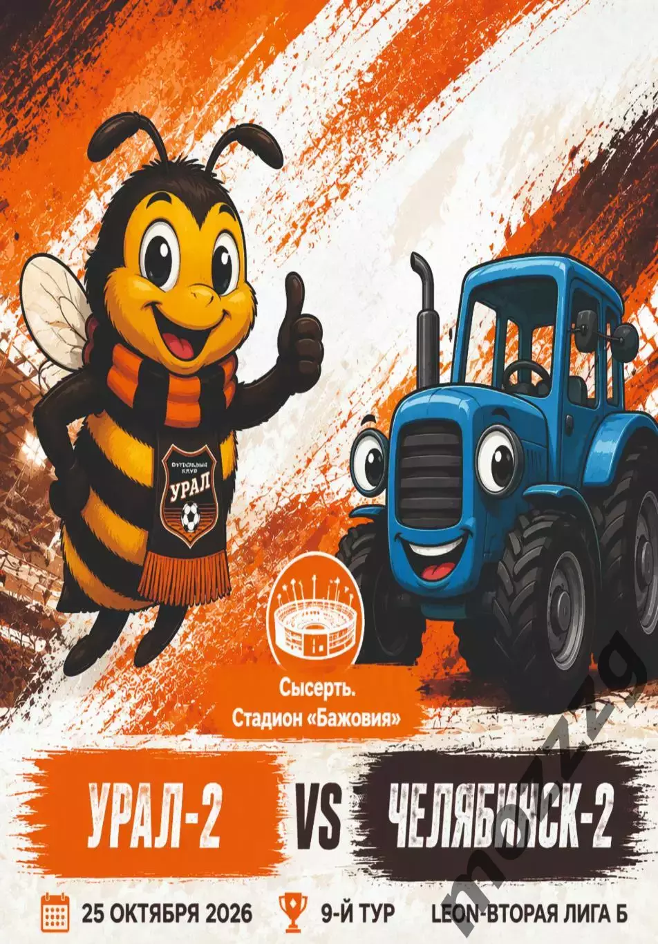 Предзаказ. Урал-2- Челябинск-2. 25.10.2026