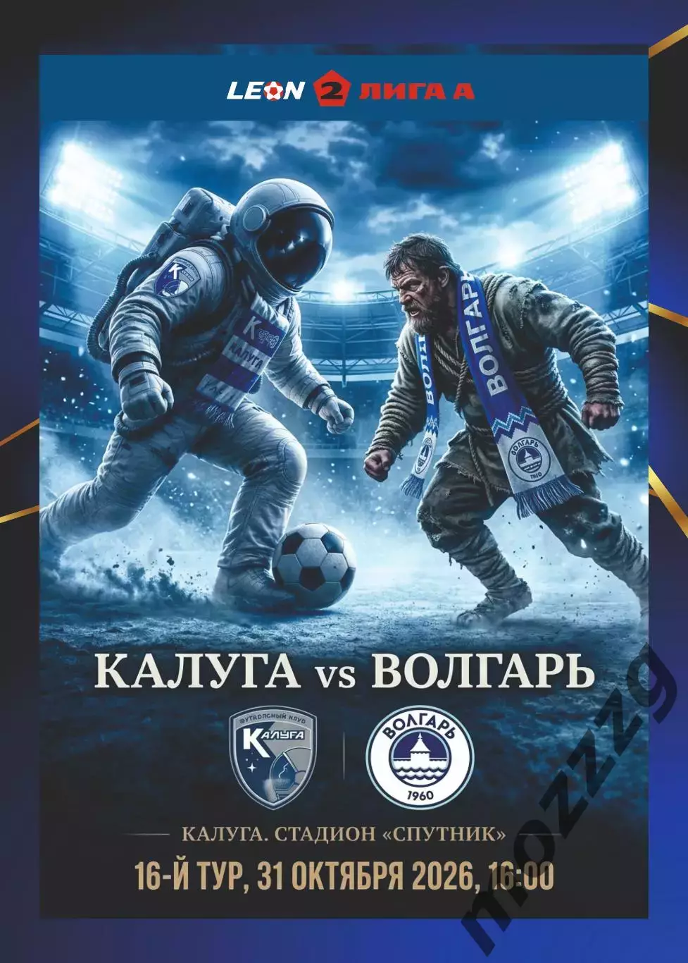 Предзаказ. Калуга - Волгарь. 31.10.2026
