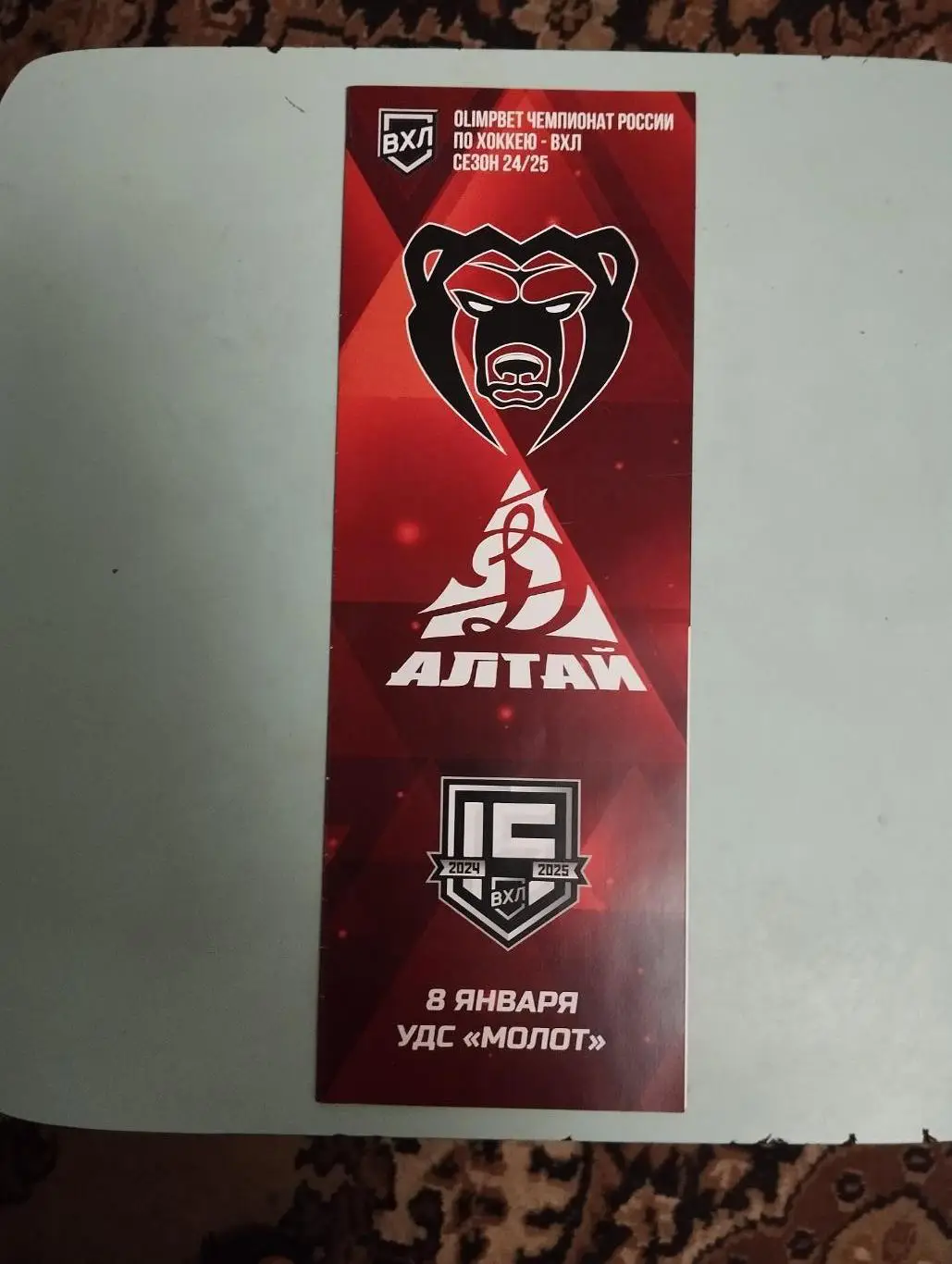 Молот - Динамо-Алтай. 08.01.2025