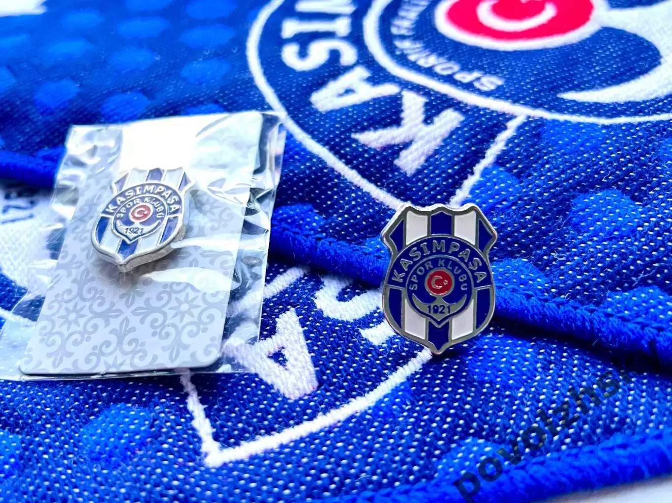 Значок ФК Касымпаша Стамбул / Официальная продукция / Турция