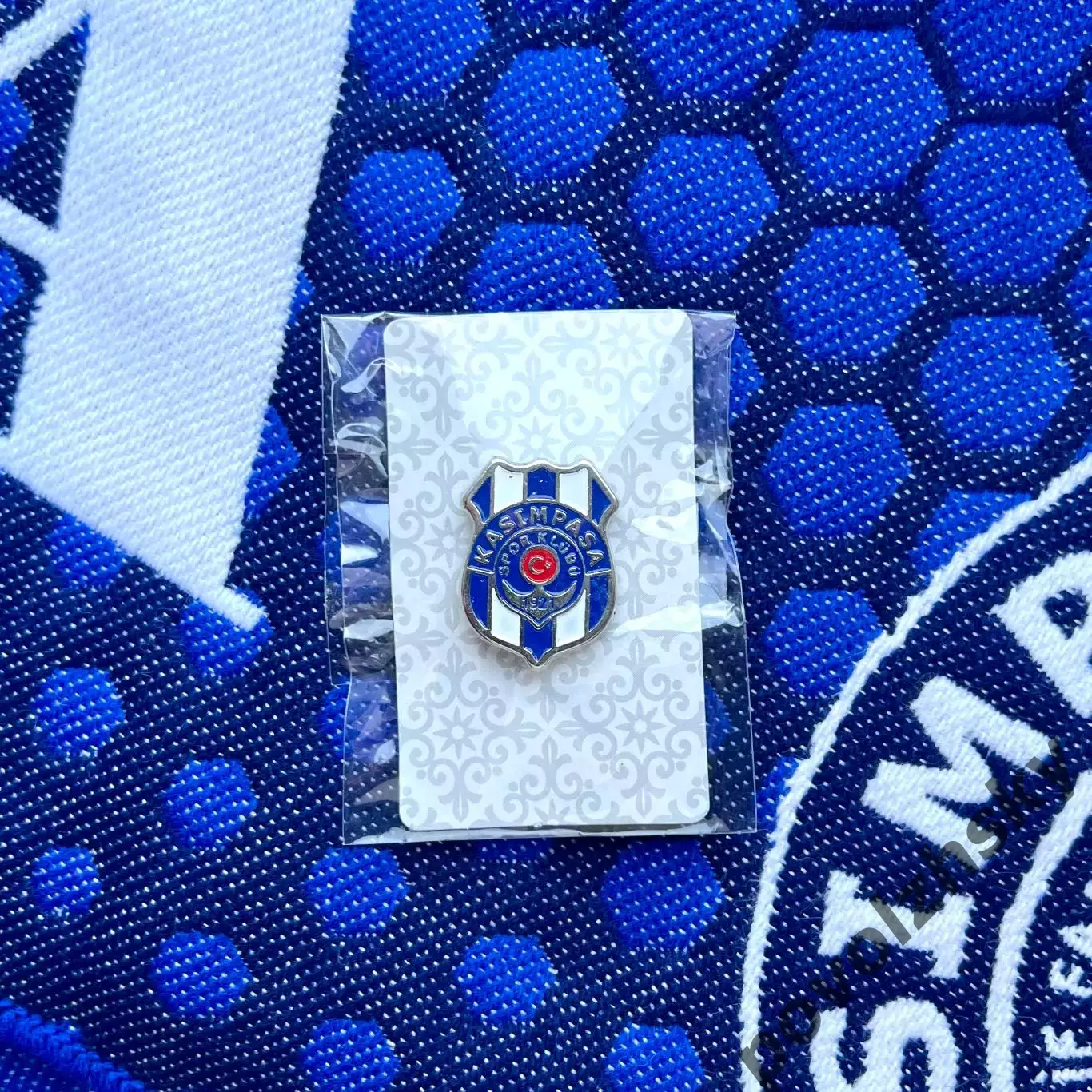 Значок ФК Касымпаша Стамбул / Официальная продукция / Турция 3