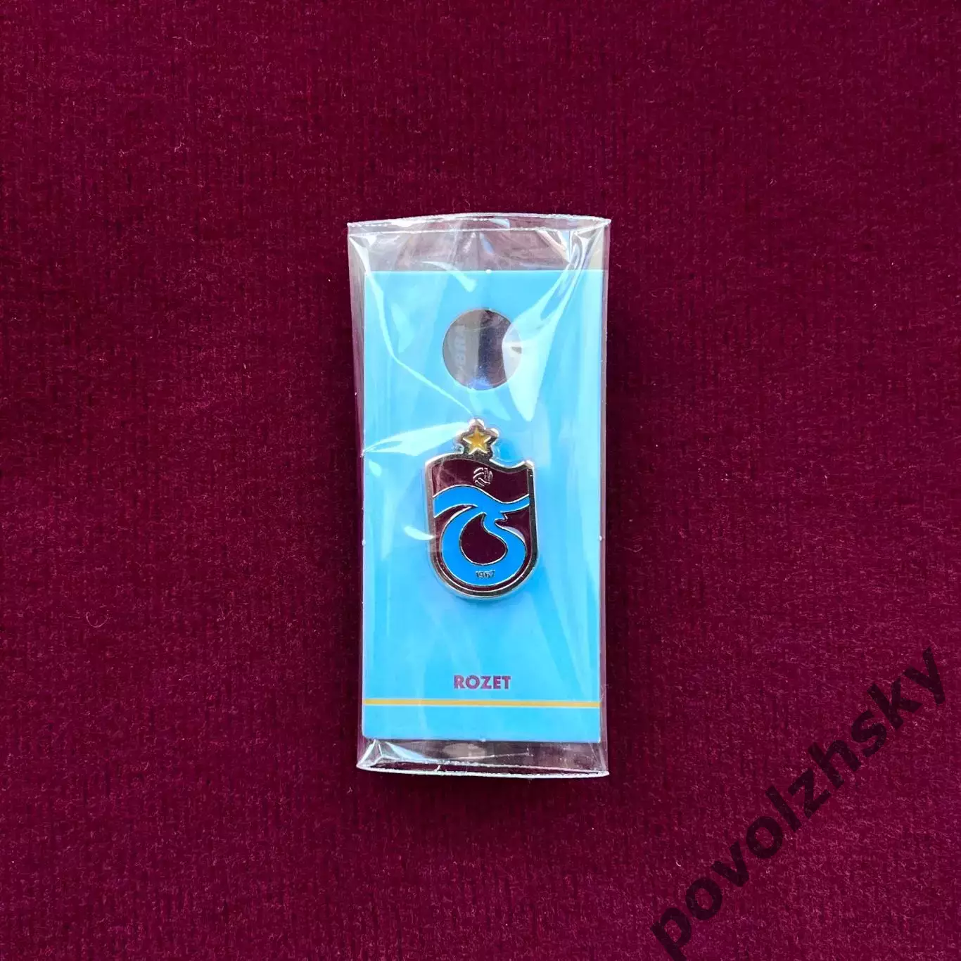 Значок ФК Трабзонспор Трабзон / Официальная продукция / Турция