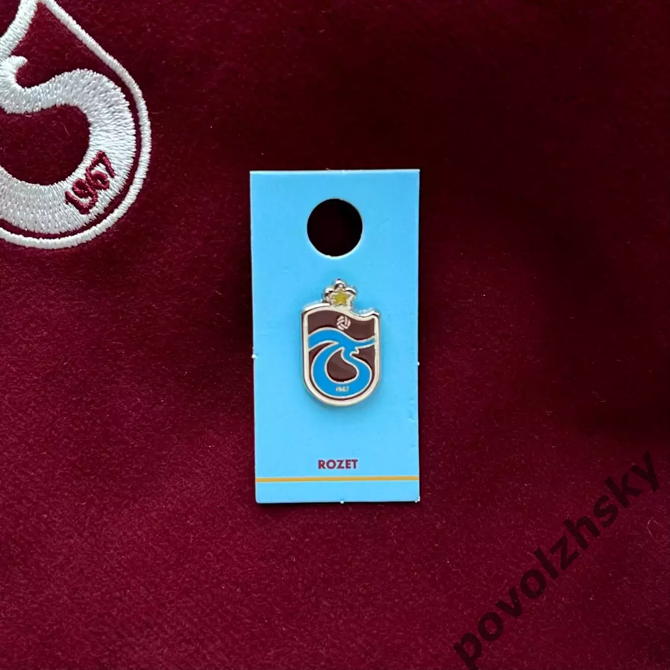 Значок ФК Трабзонспор Трабзон / Официальная продукция / Турция 1