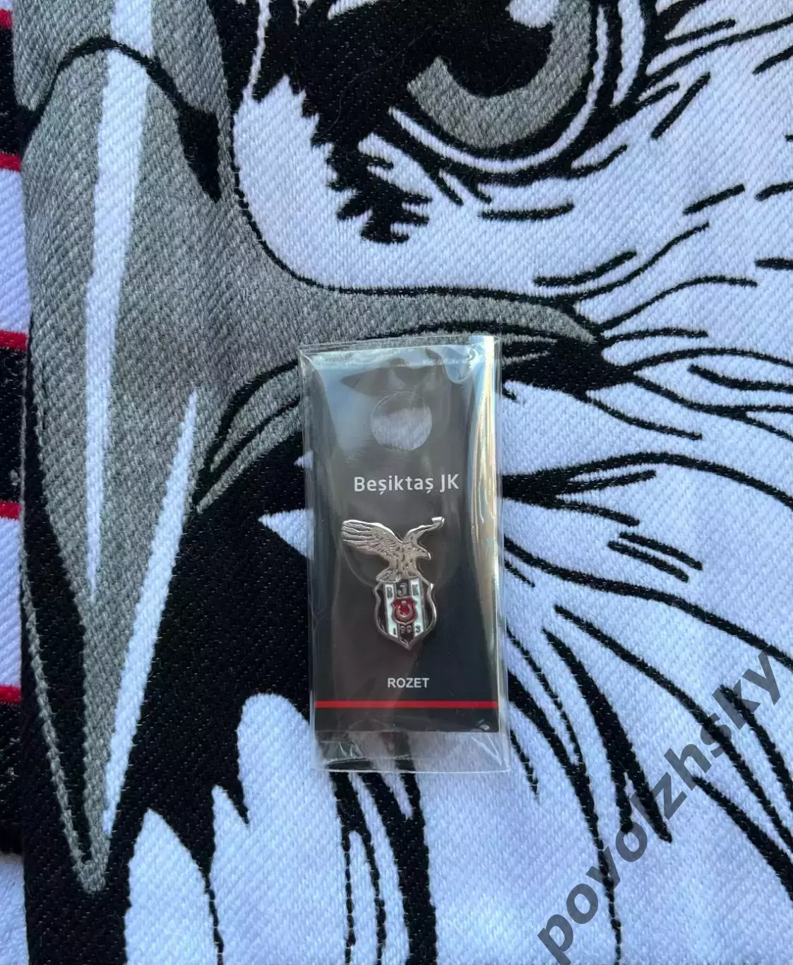 Значок ФК Бешикташ Стамбул / Официальная продукция / Турция 1