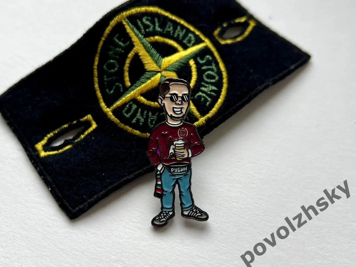 Значок Рубин Казань / Серия Пивной мальчик / Кастом