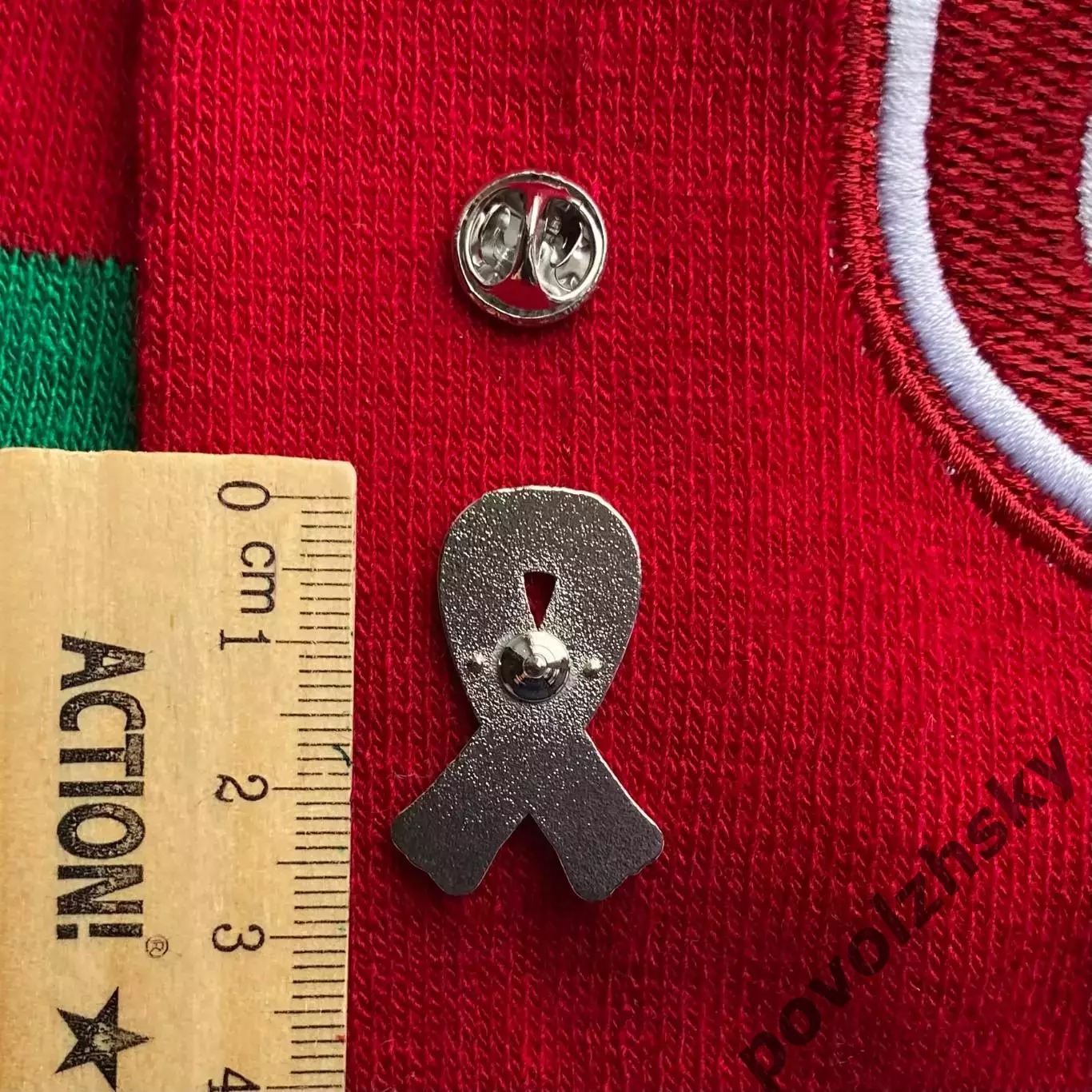 Значок ФК Рубин / Официальный / Шарф с лого / Казань 3