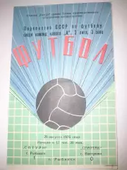 Сатурн Рыбинск - Спартак Кострома 1976