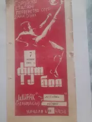 Ширак Ленинакан- Котайк Абовян 1981