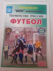 Дон Новомосковск - Спартак Рязань МЖК 2006