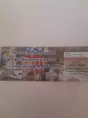 Рязань - Динамо Петербург 2014 кубок билет