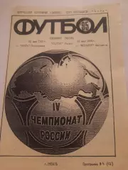Спартак Рязань - Новототроицк / Магнитогорск 1995 КЛФ