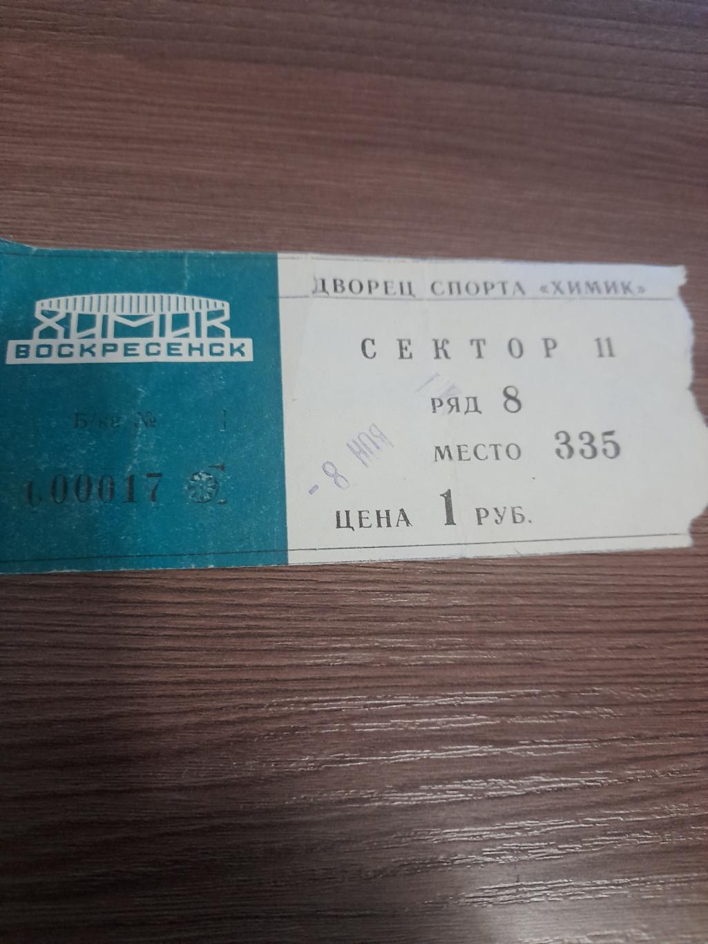 Химик Воскресенск - Торпедо Горький 1988 г 8 ноября