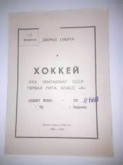 Салават Юлаев Уфа - СКА Свердловск 1976