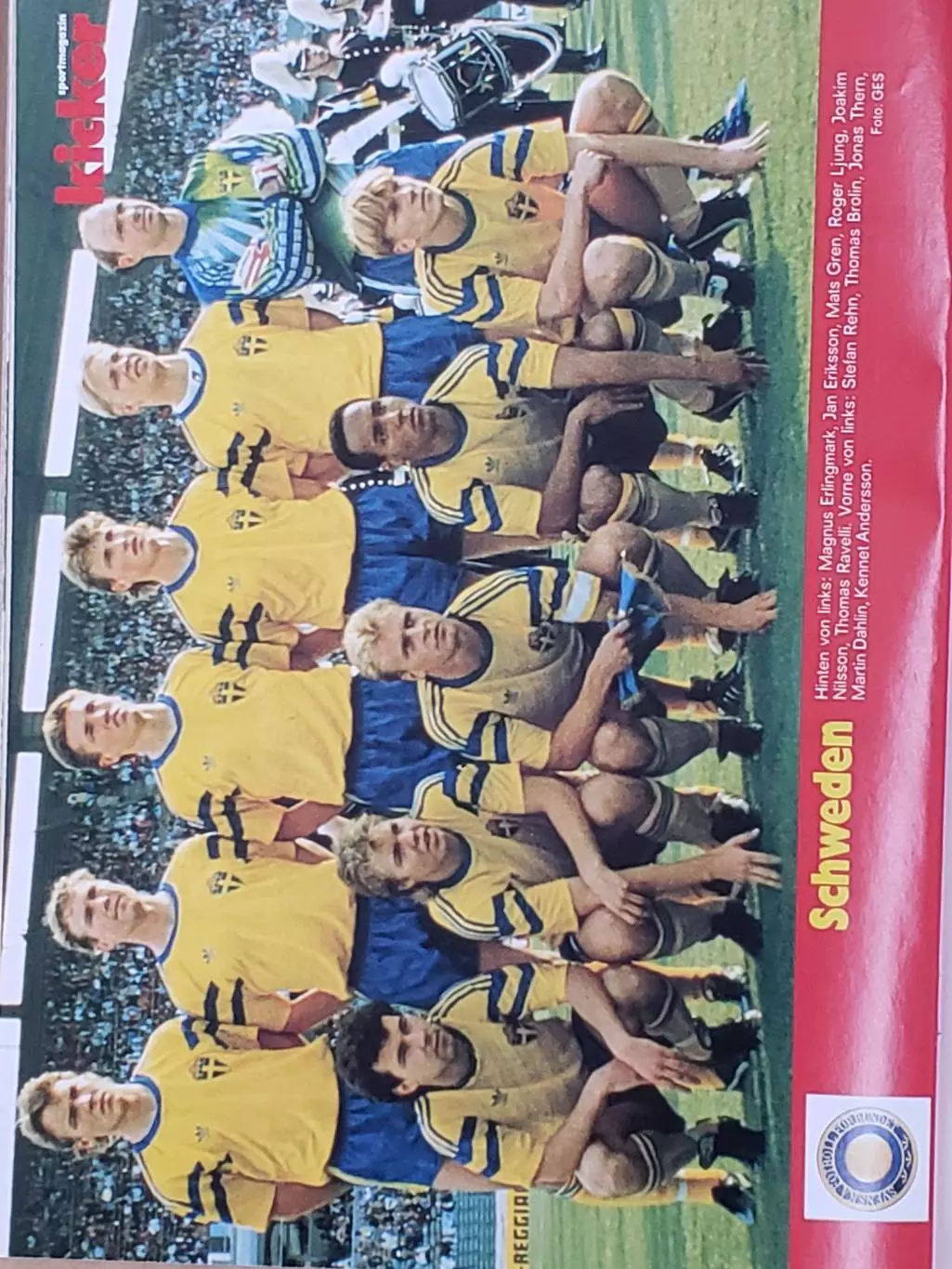 Футбольный журнал- KICKER EM 92 1