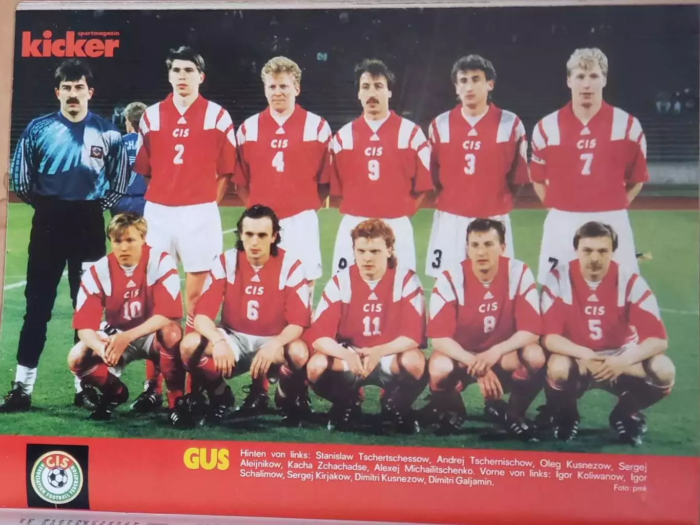 Футбольный журнал- KICKER EM 92 6