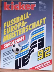Футбольный журнал- KICKER EM 92