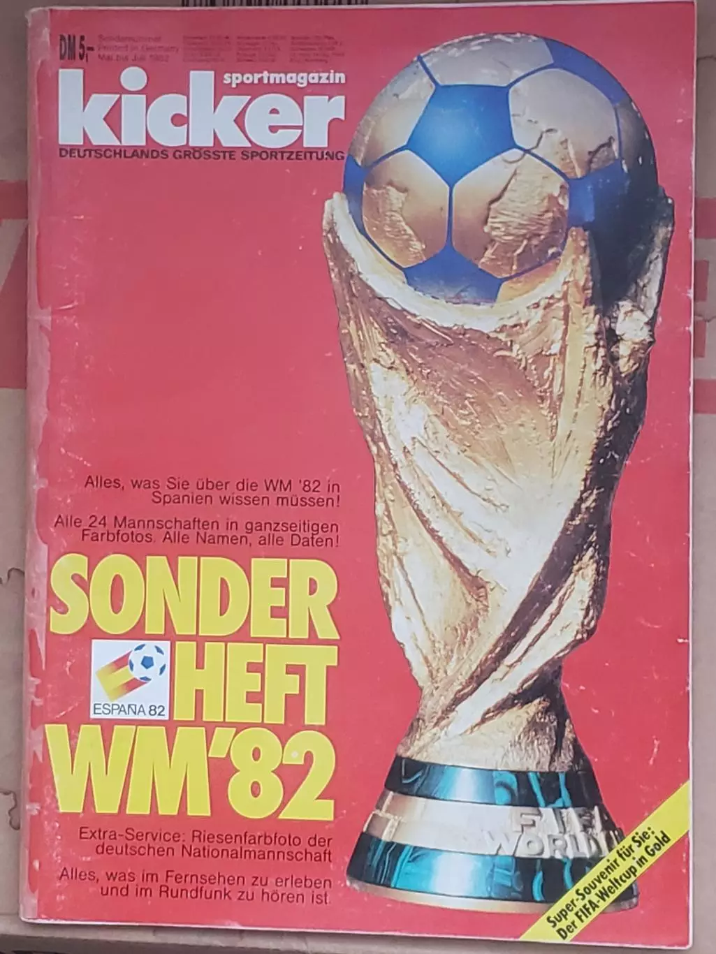 Футбольный журнал- KICKER 1982