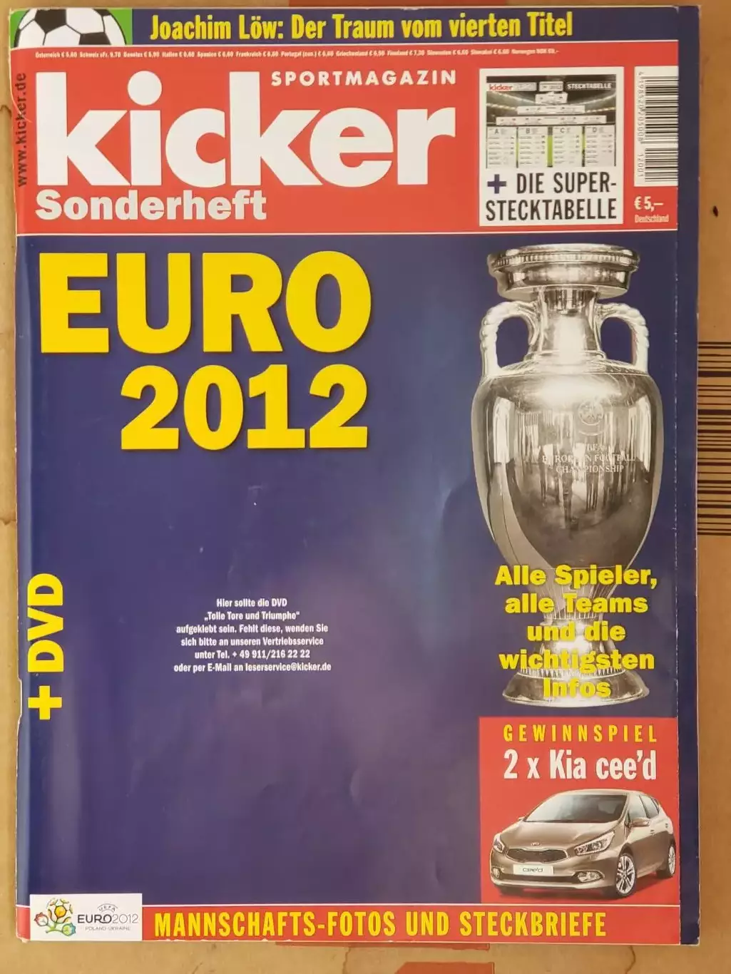 Футбольный журнал- KICKER EM 2012 1