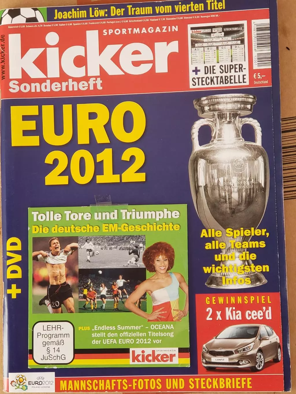 Футбольный журнал- KICKER EM 2012