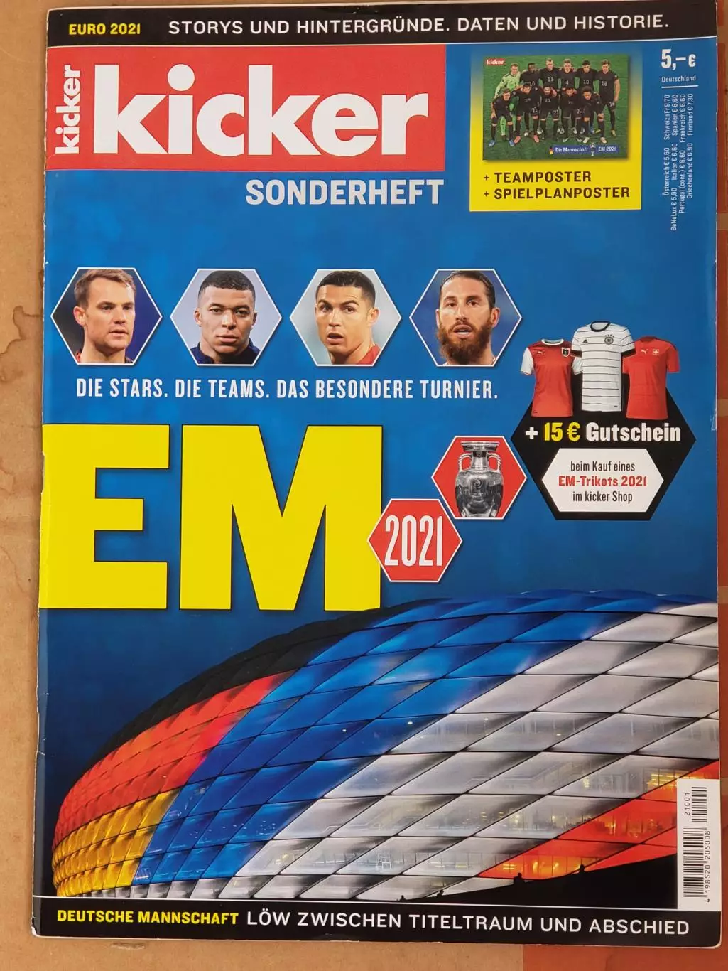 Футбольный журнал- KICKER EM 2021