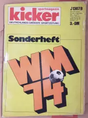Футбольный журнал- KICKER WM 1974