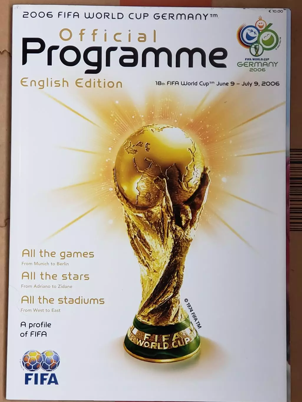 Официальная. ПрограммаЧМ 2006 по футболу.