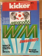 Футбольный журнал- KICKER 1986