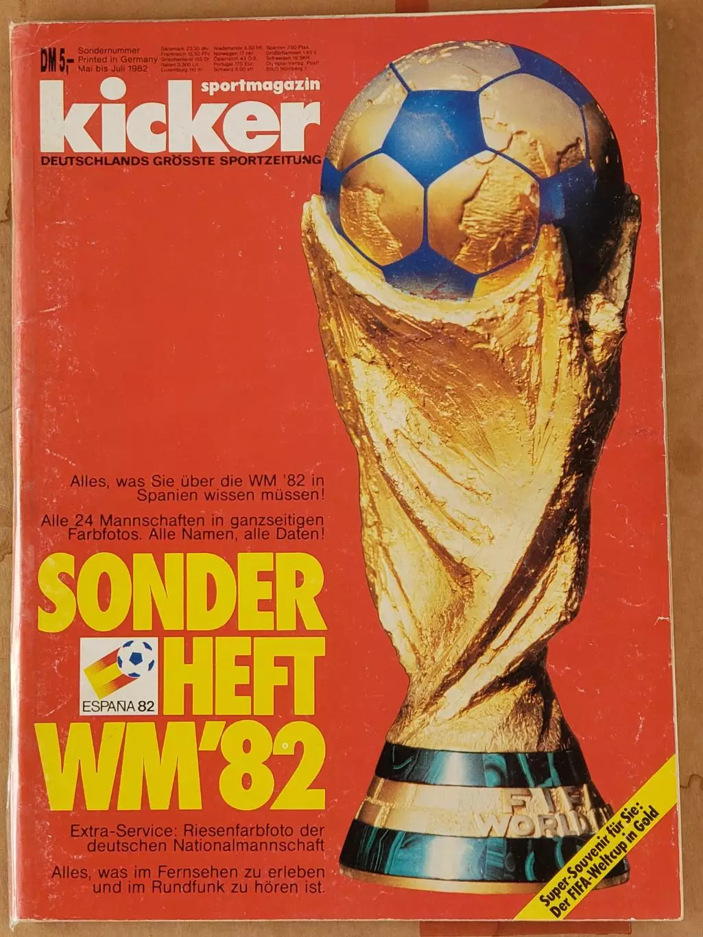 Футбольный журнал. KICKER 1982