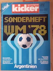 Футбольный журнал. KICKER WM 1978