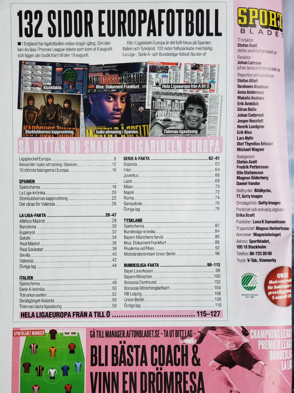 Футбольный журнал- Спорт август 2019 1