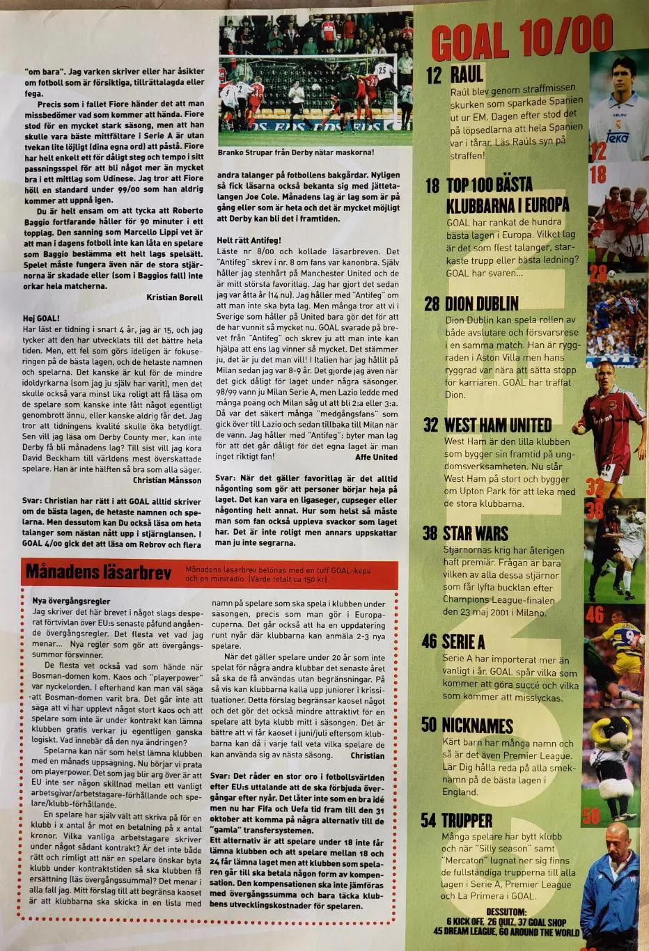 Футбольный журнал- Гол #10 2000 1