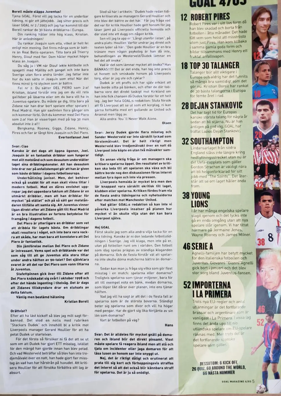 Футбольный журнал- Гол #4. 2003 1