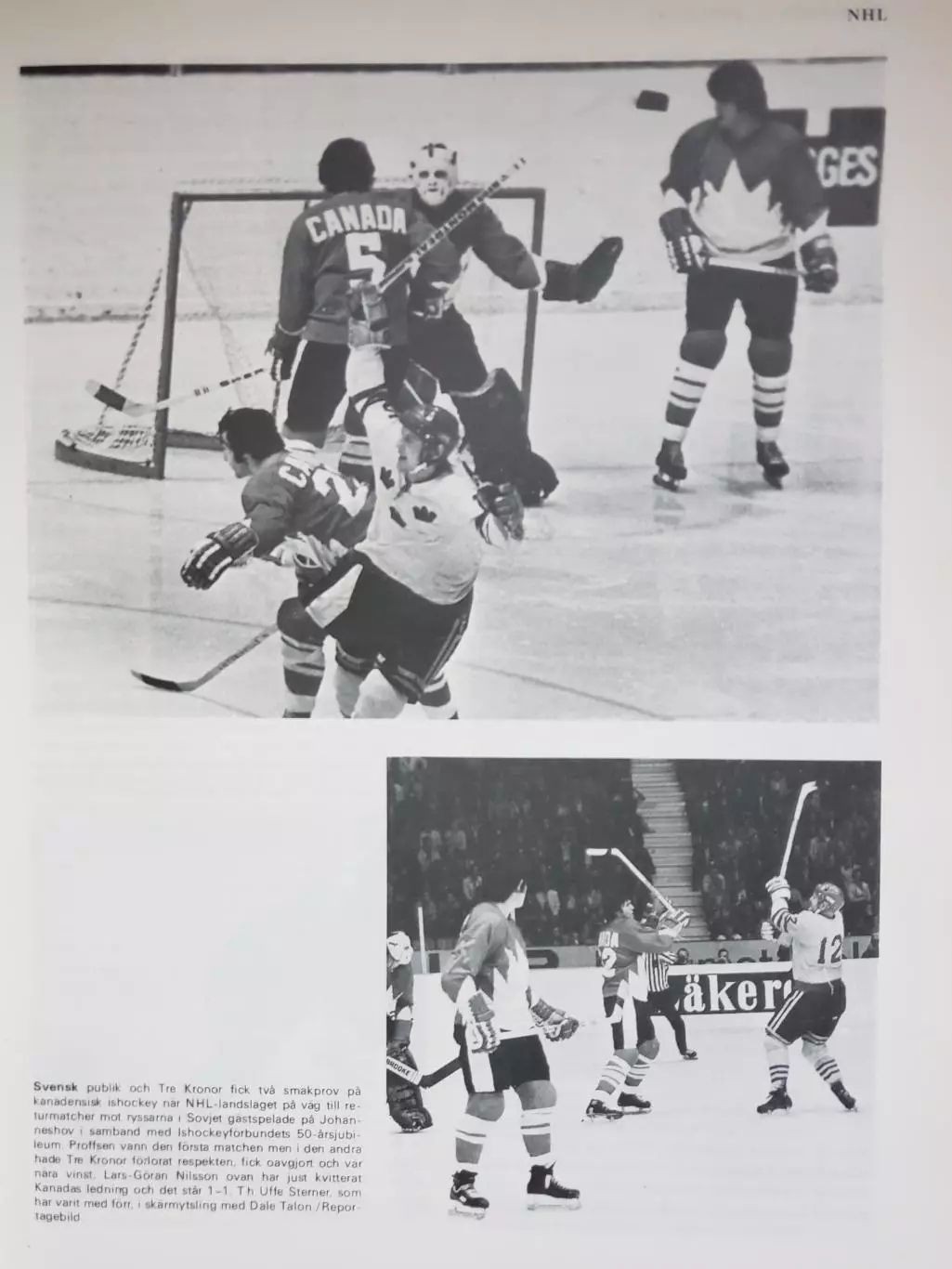 Книга- Фотоальбом Хоккей 1972 3