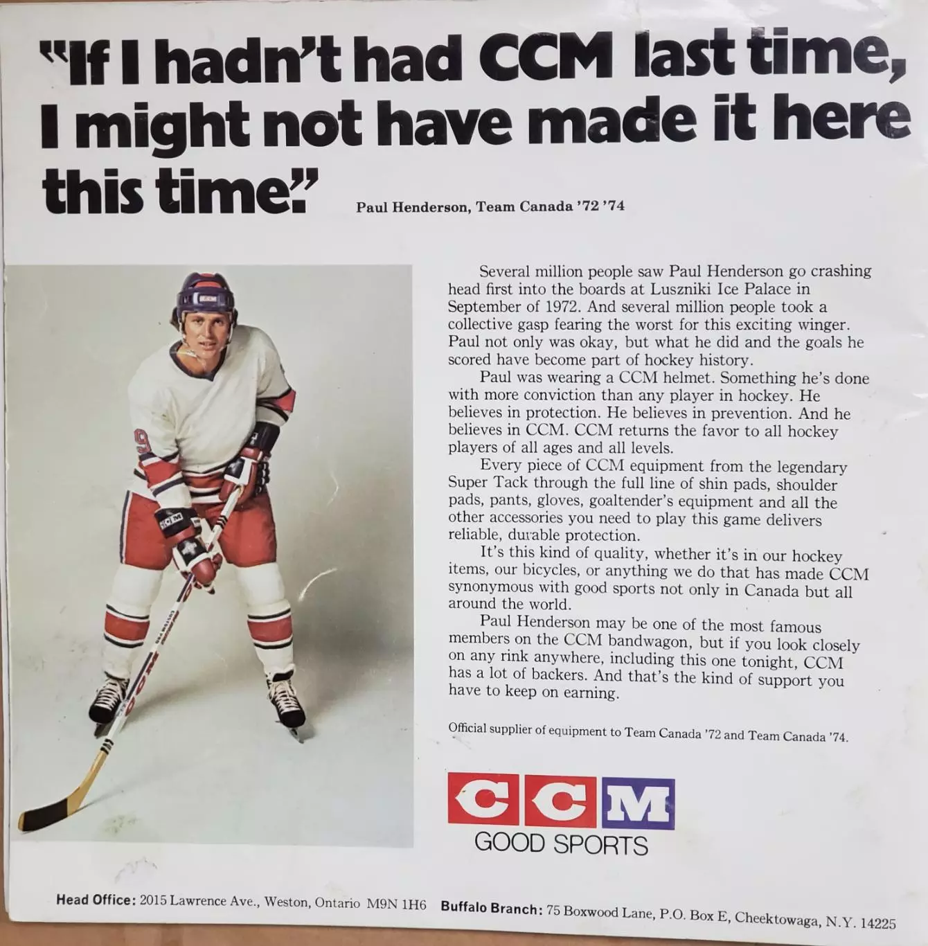 Хоккей. Программа- Канада - СССР 1974 5