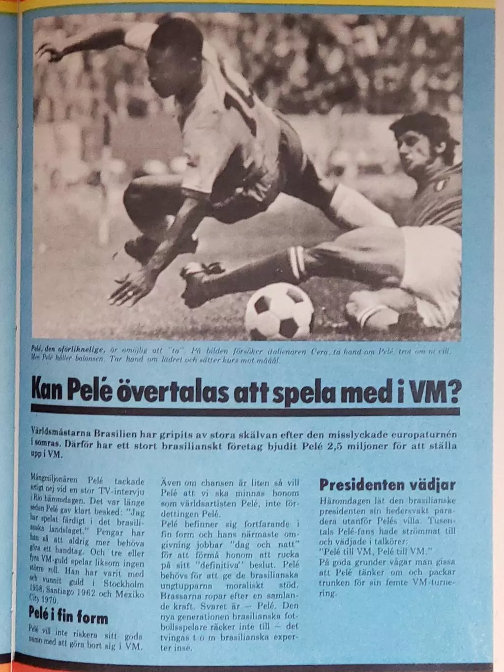 Журнал Футбол #5 1974 5