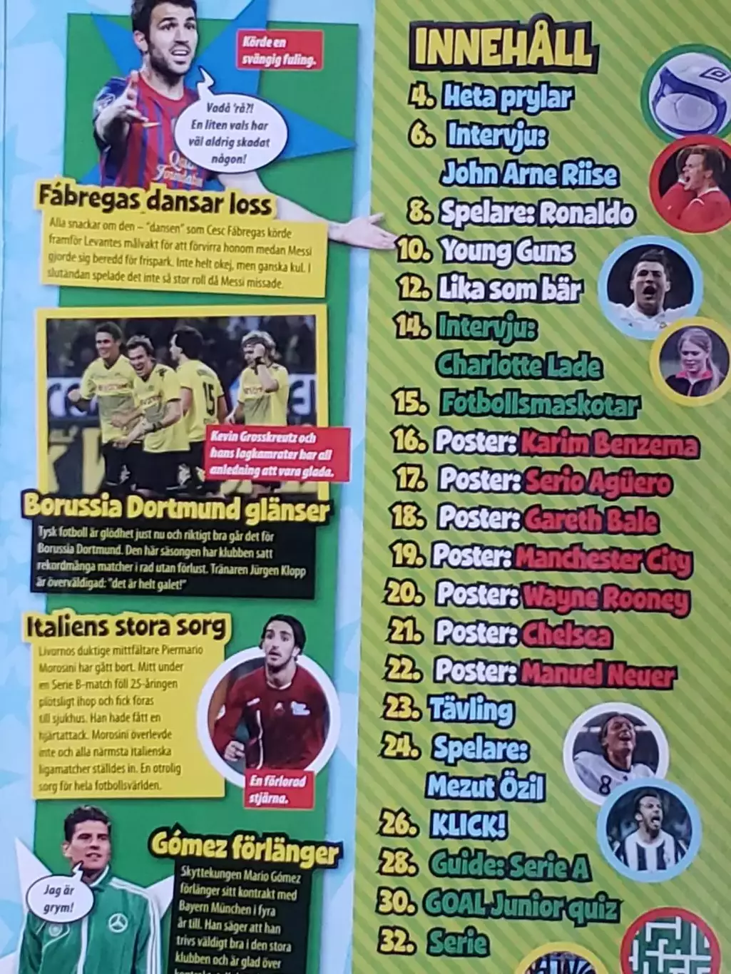 Футбольный журнал- Гол #3. 2012 unior 1